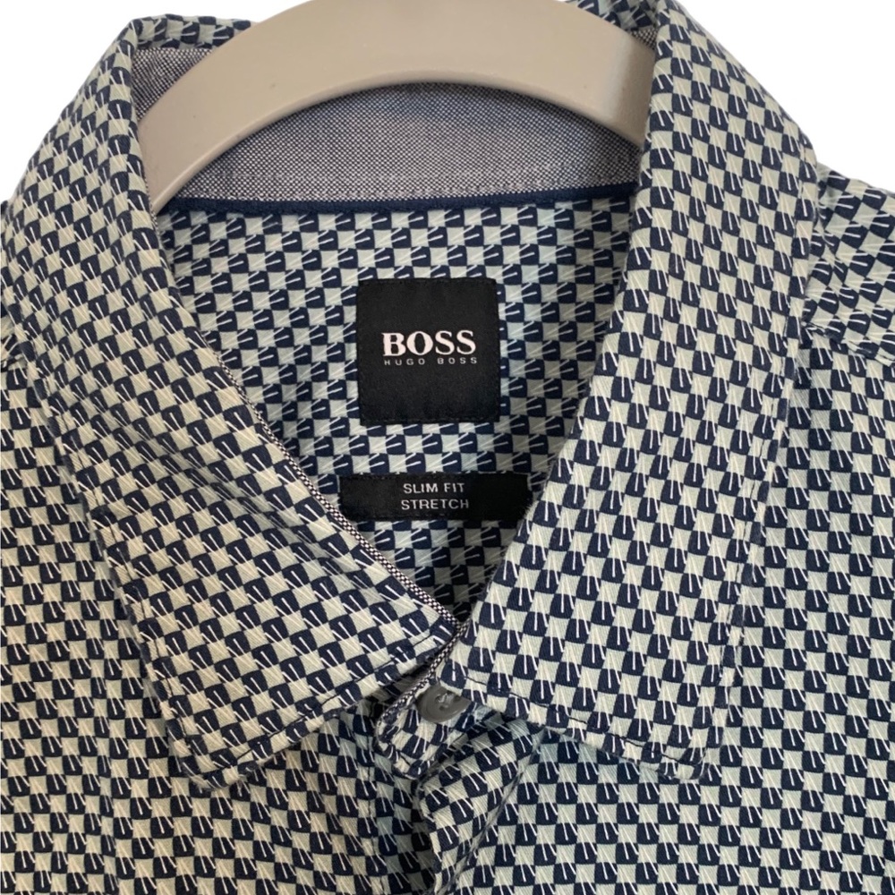 BOSS Hugo Boss Men’s Slim Fit Stretch Shirt M